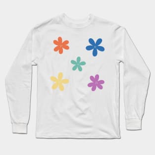 Abstract Flowers - Summer 2022 color palette Long Sleeve T-Shirt
